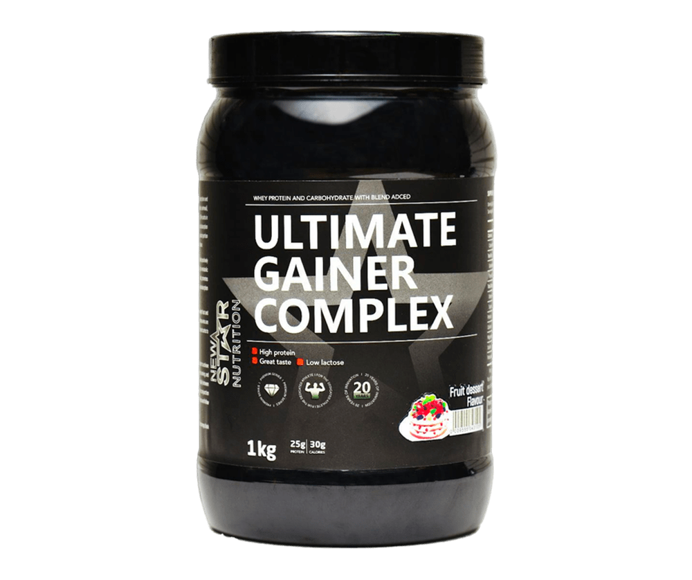 Купить Гейнер на Быстрых Углеводах Ultimate Gainer Complex 7990₸ от New  Star Nutrition 1000 гр в Алматы, Астане, Караганде, Павлодаре,  Усть-Каменогорске | Iron Addicts