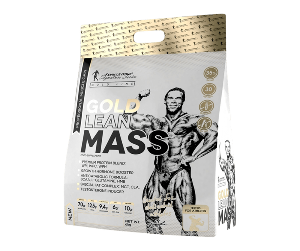 Купить Гейнер на Быстрых Углеводах GOLD LEAN MASS 54990₸ от Kevin Levrone  6000 гр в Алматы, Астане, Караганде, Павлодаре, Усть-Каменогорске | Iron  Addicts