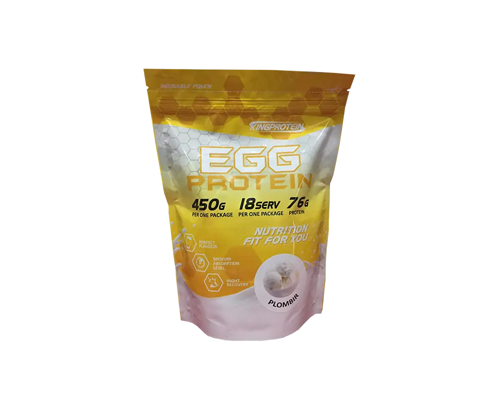 Купить Яичный протеин EGG protein 4990₸ от King Protein 450 гр в Алматы,  Астане, Караганде, Павлодаре, Усть-Каменогорске | Iron Addicts