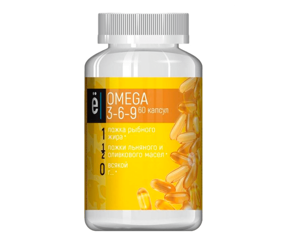 Omega 3-6-9 (желтая банка)  5990 тенге