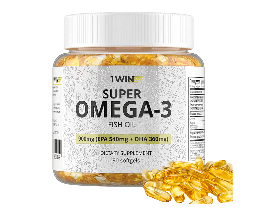 Super Omega 3 Fish Oil 90 Капсул 4990 тенге