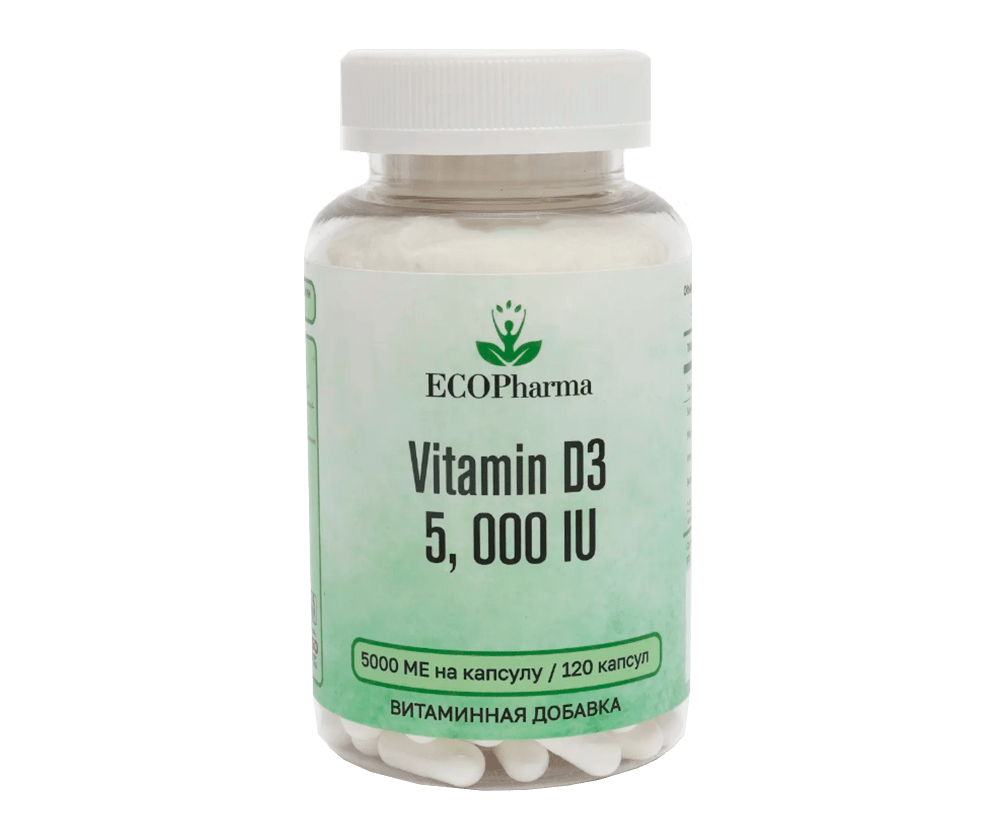 Vitamin D3 5.000МЕ 120 Капсул 5490 тенге