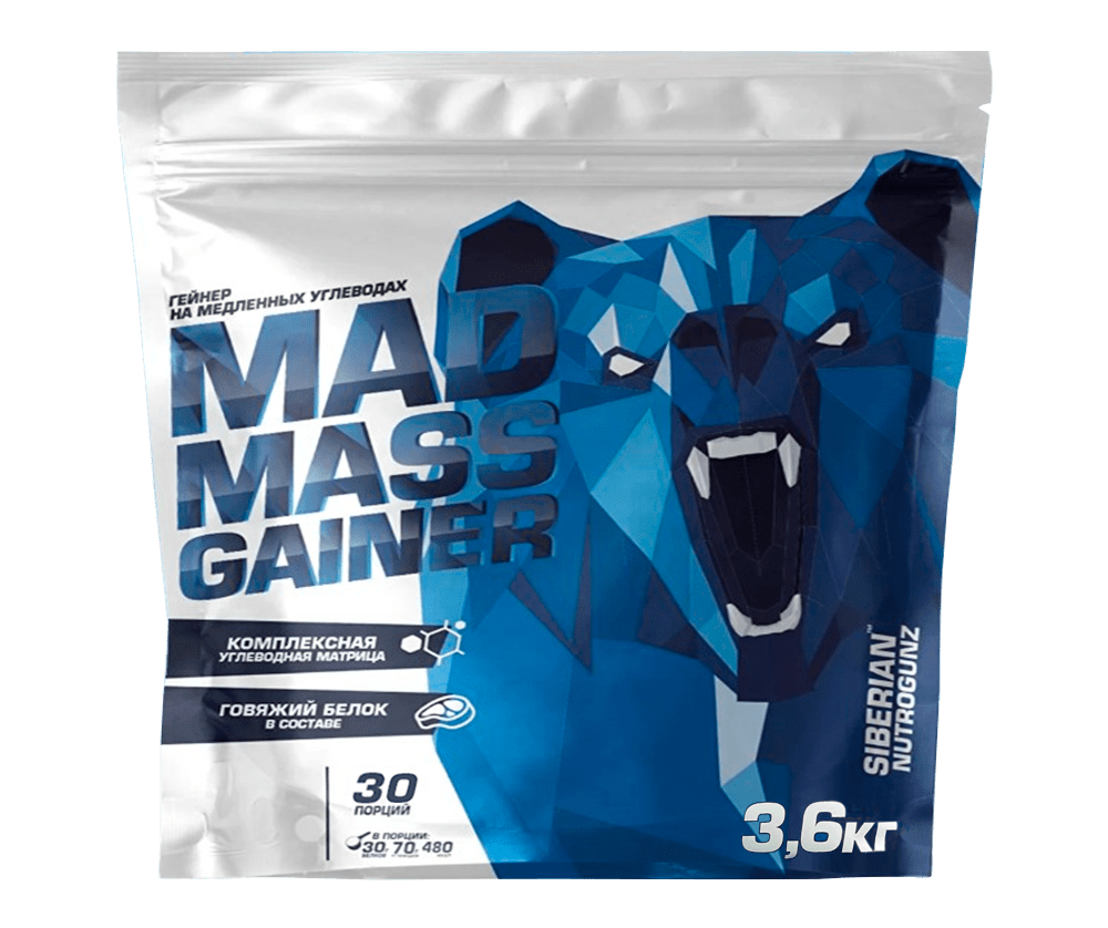 Mad Mass Gainer 3600 гр 19990 тенге