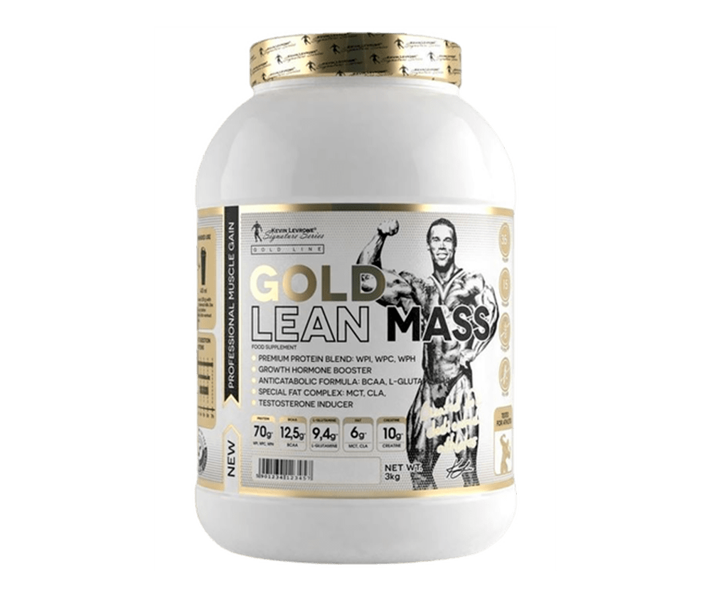 Купить Гейнер на Быстрых Углеводах GOLD LEAN MASS 28990₸ от Kevin Levrone  3000 гр в Алматы, Астане, Караганде, Павлодаре, Усть-Каменогорске | Iron  Addicts